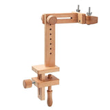 360 Degree Rotation Adjustable Desktop Stand Cross Stitch Rack Frames Desktop Embedded Embroidery Frame Wooden Embroidery Hoop