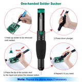 Handskit 80W Digital Tin Soldering Iron kit Soldering Iron Electric with regulator 110V 220V Multimeter welding work kits