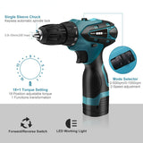 16.8V Brushless Electric Drill 1800rpm Cordless Driller Driver Screwdriver Li-ion Battery Electric Power Drill with LED Light