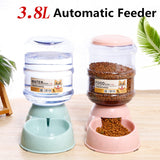 3.8L Pet Dog Cat Automatic Feeders Large Capacity Drinking Waterer Fountain Water Bottle Feeding Bowls Dispenser For Cats Dogs