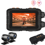 MT28 WIFI Motorcycle DVR Dash Cam Dual Lens HD 1080P Motorbike Video Recorder Night Vision GPS Dashcam Waterproof IP67