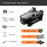 2021 New Mini Drone XT6 4K 1080P HD Camera WiFi Fpv Air Pressure Altitude Hold Foldable Quadcopter RC Drone Kid Toy GIft