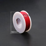 30AWG Flexible Tin Plated One-Core Copper Wire Test Cable 5 Color Mixed DIY Electrical Wire