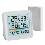 Digital Indoor Outdoor Thermometer Hygrometer - Wireless Temperature Monitor Humidity Gauge For Home Nursery Baby Room
