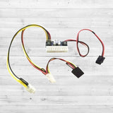 PCI-E 6Pin Input DC-ATX-250W 24Pin Power Supply Module Switch Pico PSU Car Auto Mini ITX High DC-ATX Power Module