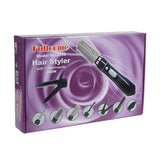 7-in-1 Multi-Function Rechargeable Professional Negative Ion Hair Dryer With Comb Curling Wand With 7 Attachments