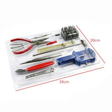 16Pc/set Watch Disassembly Repair Kit Band Link Remover Hands Charger Battery Replacement Tools for Professional Watchmak