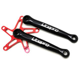 Litepro Folding Bike Crankset CNC For Brompton Ultralight 130BCD 170mm 14 16 Inch Bicycle Crankset Square Hole BMX Parts