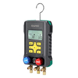 Pressure Gauge Refrigeration Digital Vacuum Pressure Manifold Tester Meter HVAC Temperature Tester Air Conditioning Diagnostic