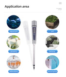 EC-316 Digital Direct Soil EC Tester ATC Conductivity Meter EC Meter Aquarium Swimming Pool Hydroponic Laboratory 0-4.00 mS/cm