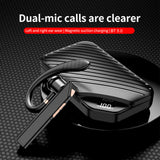K3 Headset Bluetooth Wireless Earphone Single Earhook Noise Reduction with Mic Hands-free Call  for Business Work Driving Office