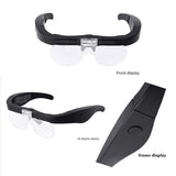 LED Magnifying Glasses 1.5X 2.5X 3.5X 5.0X with Light USB Rechargeable Reading Jewelers Watchmakers Magnifiers Repair Craft Tool