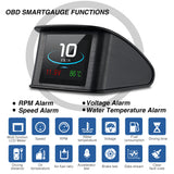 Universal HUD P10 OBD2 Smart Digital Meter Head Up Display overspeed alarm engine fault code Car Navigator for Car Safely
