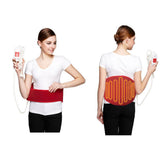 Heating Moxibustion Electric Infrared Ray Sauna Waist Slimming Belt Fat Burning Lumbar Muscle Strain Therapy 220V