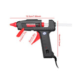 7/11mm Silicone Gun Hot Glue 30W/60W/100W Professional Deco Handgun With Bullets Metal Home Tools Toolboxes Kit Workpro