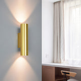 Led wall lamps indoor hotel bedside COB 12W golden wall light bedroom stair wall sconces golden decorative modern wall lamp