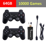 Built in 10000 Retro Games Two Players Video Game Console With 2.4G Wireless Controller For PS1/GBA Family 4K TV Game HD Output