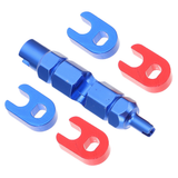 1 Set French-style Valves Nozzle Wrench Core Extension Remover Bike Repair Tool