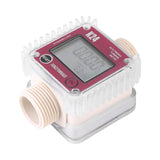 K24 Turbine Digital Oil Fuel Flow Meter Gauge For Chemicals Liquid Water
