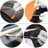 Pack of 7 Car Wrap Vinyl Film Tool Squeegee Cutter Magnetic Stick for Motor Vehicle Car Auto