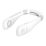 Hands Free Wearable Neck Adjustable Personal Cooling Fan Leafless Headphone Fan Hanging Neck Sport Cooling Fan