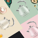Original EU plug Retro Electric Kettle 304 Stainless Steel Household appliances 1.5L Teapot Portable Travel Water Kettle 1500W