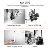 Bike Universal Hydraulic Disc Brake Bleed Kit Tool for SHIMANO MAGURA AVID SRAM FORMULA HAYES NUTT ZOOM