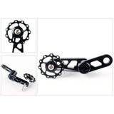 Converter Cycling Bike Aluminium Alloy Outdoor Sports Anti-falling Bicycle Chain Tensioner Single Speed Replacement Adjustable