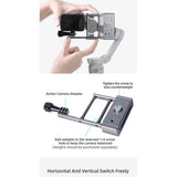 Gimbal Adapter Stabilizer Compatible For Action 3/osmo Mobile 6/om 5/om 4/se/osmo Mobile 3 Gopro11/10/9/8 Action Camera