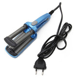 Mini Ceramic Hair Crimper Curler Curling Iron Tong Waving Wand Roller Salon Drop Ship De3