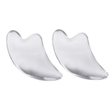 2Pcs Transparent Scraping Boards Practical Beauty Salon Supplies Guasha Massage Tools for Parents Mengua sha massage tool