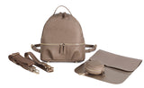 New Design Diaper Bags Luxury Vegan Leather Diaper Backpack Large Capacity Baby Bags Waterproof  Changing Bag for Mom Bebes