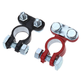 2pcs Professional Zinc Alloy Accumulator Terminal Ends Battery Cable Terminal Battery Cable Ends for Car Vehicle Auto