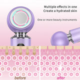 2022 RF Microcurrent EMS Skin Rejuvenation Beauty Machine Facial Massage Infrared Light Therapy Anti-Wrinkle Ultrasonic Cleaning