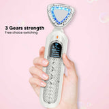 Hot Cold Facial Massager 3 Gears EMS Lifting Reduce Wrinkles Pore Cleaning Tightening Beauty Device with Red Blue Light