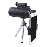 50X60 HD Monocular Zoom Night Vision Telescope With Lamp Lighting And Night Laser Hunting Scopes Spyglass For Hunting Camping