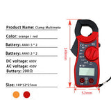 New 1Pcs MT87 Clamp Meters LCD Digital Multimeter Measurement AC/DC Voltage Tester Current Resistance High Quanlity Clamp Meters