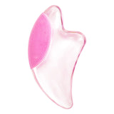 Gua Sha Massage Stone Gua Sha Scraper Board Luminous Crystal With Silicone Facial Cleansing Brush For Facial Tightening Care