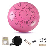 tongue Drum 12 Inch Steel Tongue Drum Set 13 Tune Hand Pan Drum Pad Tank Sticks Carrying Bag Percussion Instruments Accessories