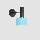 Nordic wall lamp American style iron art bedroom bedside lamp modern simple living room wall lamploft wall lamp  creative mirror