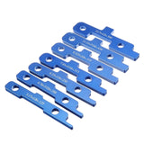 7Pcs Precision Router Table Set Up Bars Woodworking Aluminum Setup Block Height Gauge Set Table Saw Accessories Miter Gauge Tool