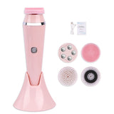USB Rechargeable Face Cleansing Brush Electric Facial Cleanser Facial Massager Cleaning Brish Skin Care Tools Beauty Products