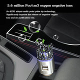 Mini Car Air Purifier Negative Ion Smoke Odor Remover Car Usb Charger Aluminum Alloy