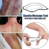 Stainless Steel Gua Sha Board Manual Muscles Massager Relaxation Soft Tissue Physical Therapy Reduce Body Pain Scraping Supplies