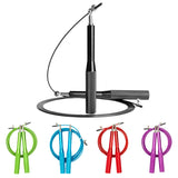 Fitness Speed Skipping Rope Crossfit Men Women Gym Workout Equipment Steel Wire Bearing Adjustable Jump Ropes Gym MMA Training
