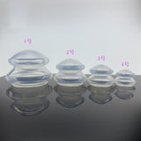 4Pcs Silicone Cupping Anti Cellulite Weight Loss Meridian Health Care Body Massage High Transparent Vacuum Cupping Device