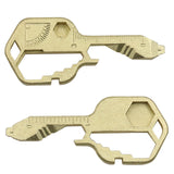 Z3 Mini Keychain Key Tool Metal Multifunctional Pendant Wrench Key With Gear Clips Measuring for Hand Tools Outdoors Repair Tool