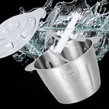 304 Stainless Steel Electric Chopper Meat Grinder 2 Speeds 2L Vegetable Grinder Mincer Food Processor Cutter Slicer Machine