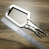 9" Inch Steel C Clamp Vise Grip Locking Welding Pliers Wood Tenon Locator Tool Steel Plate Clamps Woodworking Clamps