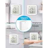 2022.WIFI Temperature And Humidity Sensor Indoor Hygrometer Thermometer With LCD Display Working With Smart Life/Alexa Google